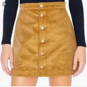 American Apparel corduroy skirt